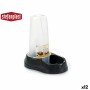Mangeoir pour animaux Stefanplast 04092 Transparent Gris foncé Plastique 650 ml 12 x 19,5 x 19 cm (12 Unités): Plus de 300.000 p