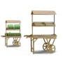 Support à roulettes pour pots de fleurs Ibergarden WA15379 Bois d'épicéa 130 x 178 x 70 cm: Plus de 300.000 produits de grandes 