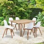 Chaise de jardin Blanc 50 x 55 x 85,5 cm (2 Unités): Plus de 300.000 produits de grandes marques en vente directe à prix usine s