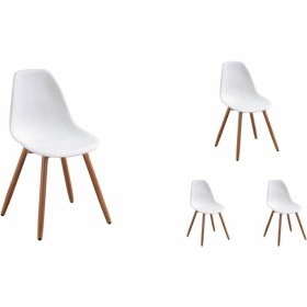 Chaise de jardin Blanc 50 x 55 x 85,5 cm (4 Pièces): Plus de 300.000 produits de grandes marques en vente directe à prix usine s