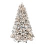 Sapin de Noël DKD Home Decor 150 cm Métal PE Enneigé: Plus de 300.000 produits de grandes marques en vente directe à prix usine 