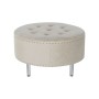 Banquette DKD Home Decor Beige Argenté Polyester Bois MDF 80 x 80 x 43 cm: Plus de 300.000 produits de grandes marques en vente 