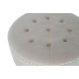 Banquette DKD Home Decor Beige Argenté Polyester Bois MDF 80 x 80 x 43 cm: Plus de 300.000 produits de grandes marques en vente 