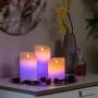 Bougies LED Multicolores Effet Flamme avec Télécommande Lendles InnovaGoods 3 Unités: Plus de 300.000 produits de grandes marque