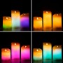 Bougies LED Multicolores Effet Flamme avec Télécommande Lendles InnovaGoods 3 Unités: Plus de 300.000 produits de grandes marque