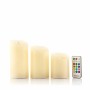 Bougies LED Multicolores Effet Flamme avec Télécommande Lendles InnovaGoods 3 Unités: Plus de 300.000 produits de grandes marque