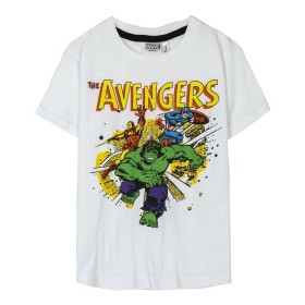 T shirt à manches courtes Enfant Marvel Blanc: Plus de 300.000 produits de grandes marques en vente directe à prix usine sur cad