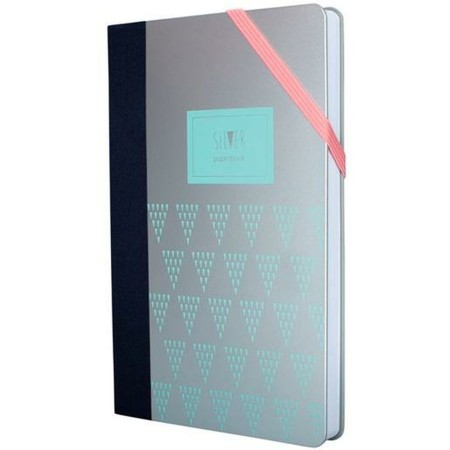 Carnet Milan Turquoise Argenté 21 x 14,6 x 1,6 cm: Plus de 300.000 produits de grandes marques en vente directe à prix usine sur