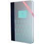 Carnet Milan Turquoise Argenté 21 x 14,6 x 1,6 cm: Plus de 300.000 produits de grandes marques en vente directe à prix usine sur
