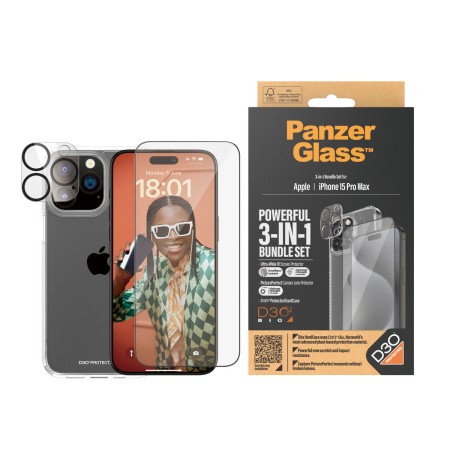 Film Protecteur pour Téléphone Portable Panzer Glass B1175+2812 Apple iPhone 15 Pro Max: Plus de 300.000 produits de grandes mar