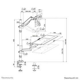 Support de table d'écran Neomounts DS90-325BL1: Plus de 300.000 produits de grandes marques en vente directe à prix usine sur ca
