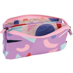Trousse d'écolier Milan Animals Violet 22 x 12 x 4 cm: Plus de 300.000 produits de grandes marques en vente directe à prix usine