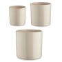 Set de pots Ibergarden CILINDRO-7044 Gris Argile Cylindre Ø 14 cm Ø 22 cm Ø 17 cm 3 Pièces: Plus de 300.000 produits de grandes 