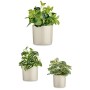 Set de pots Ibergarden CILINDRO-7044 Gris Argile Cylindre Ø 14 cm Ø 22 cm Ø 17 cm 3 Pièces: Plus de 300.000 produits de grandes 