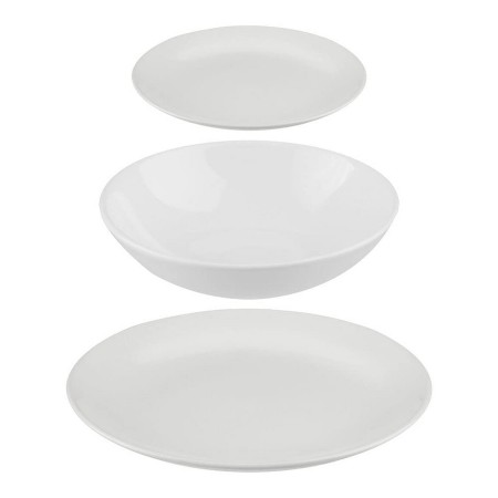 Assiettes Secret de Gourmet Blanc Céramique 18 Pièces: Plus de 300.000 produits de grandes marques en vente directe à prix usine