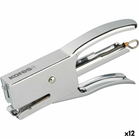 Agrafeuse Kores Argenté 7,5 X 14,5 X 2 cm Pince (12 Unités): Plus de 300.000 produits de grandes marques en vente directe à prix