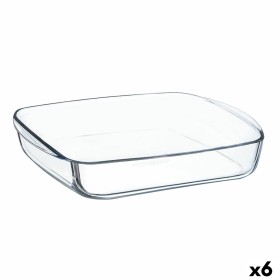 Plat à Gratin Ô Cuisine Carré 25 x 22 x 5 cm Transparent verre (6 Unités): Plus de 300.000 produits de grandes marques en vente 