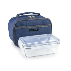 Porte-petit déjeuner Thermique Ibili 753401a Bleu Polyester Verre Borosilicaté 21 x 13 x 14 cm: Plus de 300.000 produits de gran
