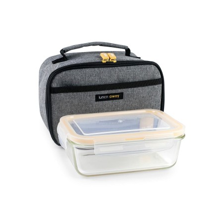 Porte-petit déjeuner Thermique Ibili 753401g Gris Polyester Verre Borosilicaté 21 x 13 x 14 cm: Plus de 300.000 produits de gran