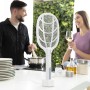 Raquette Anti-insectes Rechargeable 2 en 1 avec Lumière UV KL Rak InnovaGoods: Plus de 300.000 produits de grandes marques en ve