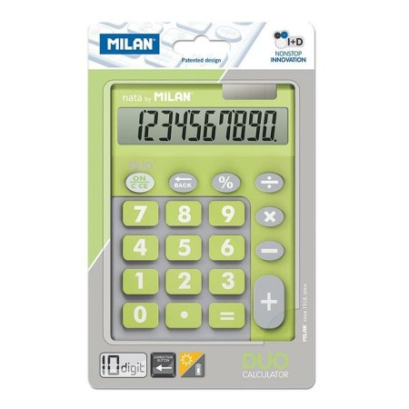Calculatrice Milan DUO Vert 14,5 x 10,6 x 2,1 cm: Plus de 300.000 produits de grandes marques en vente directe à prix usine sur 