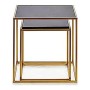 Jeu de 2 tables Noir Doré 50 x 50 x 50 cm: Plus de 300.000 produits de grandes marques en vente directe à prix usine sur cadeauf