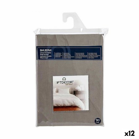 Drap housse 90 cm Anthracite (12 Unités): Plus de 300.000 produits de grandes marques en vente directe à prix usine sur cadeaufo