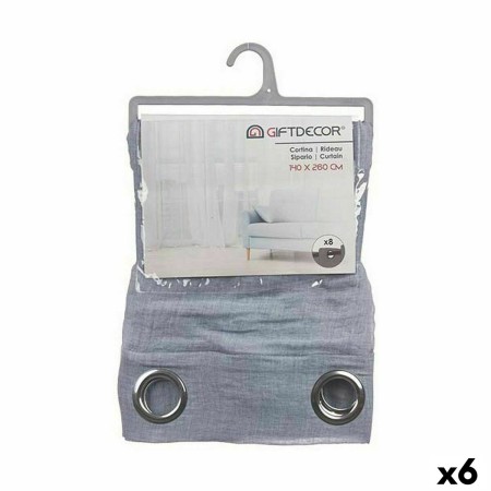 Rideau Bleu 140 x 0,1 x 260 cm (6 Unités): Plus de 300.000 produits de grandes marques en vente directe à prix usine sur cadeauf