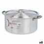 Casserole avec Couvercle Kinvara 100010 Argenté 10 L (6 Unités): Plus de 300.000 produits de grandes marques en vente directe à 