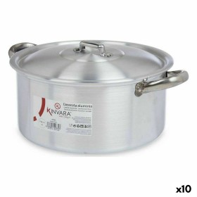 Casserole avec Couvercle Kinvara 100007 Argenté 5 L (10 Unités): Plus de 300.000 produits de grandes marques en vente directe à 