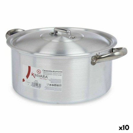 Casserole avec Couvercle Kinvara 100007 Argenté 5 L (10 Unités): Plus de 300.000 produits de grandes marques en vente directe à 