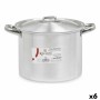 Marmite avec couvercle Kinvara 100034 Argenté Aluminium 31 x 20 x 24 cm (6 Unités): Plus de 300.000 produits de grandes marques 