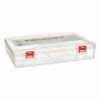 Boîte Multiusage Pincello HB526 Rouge Transparent Plastique 29,5 x 6 x 20,5 cm (24 Unités): Plus de 300.000 produits de grandes 