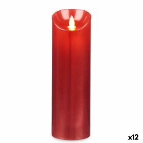 Bougie LED Acorde L-Y8025-YBH-R Rouge 8 x 8 x 25 cm (12 Unités): Plus de 300.000 produits de grandes marques en vente directe à 