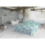 Jeu de draps Lois ALBANY Bleu Lit king size: Plus de 300.000 produits de grandes marques en vente directe à prix usine sur cadea