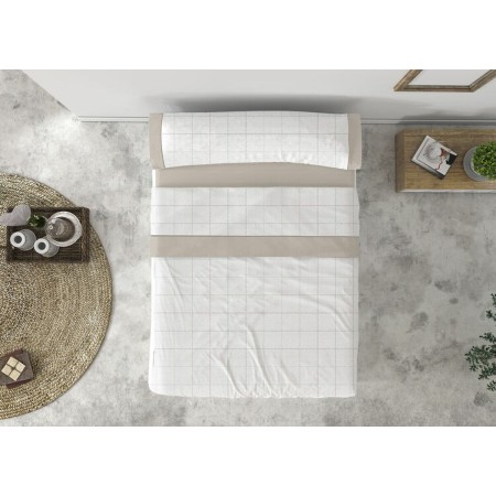 Jeu de draps Tejidos Reina JUCAR Ivoire Lit king size 4 Pièces: Plus de 300.000 produits de grandes marques en vente directe à p