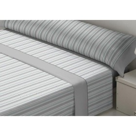 Jeu de draps Tejidos Reina Ander Gris Lit king size: Plus de 300.000 produits de grandes marques en vente directe à prix usine s