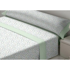 Jeu de draps Tejidos Reina Fides Blanc Vert Lit king size: Plus de 300.000 produits de grandes marques en vente directe à prix u