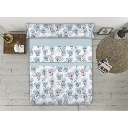 Jeu de draps Tejidos Reina Bleu Lit 1 persone: Plus de 300.000 produits de grandes marques en vente directe à prix usine sur cad