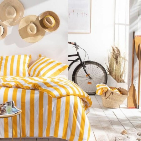 Housse de Couette TODAY Summer Stripes Jaune 240 x 220 cm: Plus de 300.000 produits de grandes marques en vente directe à prix u