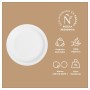 Lot d'assiettes réutilisables Maxi Products Blanc Plastique 100 Pièces: Plus de 300.000 produits de grandes marques en vente dir