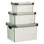 Jeu de Caisses de Rangement Empilables Kipit Home Plastique 29 x 23,5 x 39 cm: Plus de 300.000 produits de grandes marques en ve