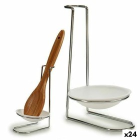 Pose-cuillères Kinvara 55022 polypropylène Fer 10 x 18 x 11 cm Argenté (24 Unités): Plus de 300.000 produits de grandes marques 