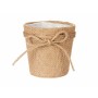 Cache-pot Ibergarden WY18-72 Marron Tissu Corde Plastique Lien 11 x 10,5 x 11 cm (24 Unités): Plus de 300.000 produits de grande