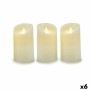 Ensemble de Bougies Oscillant LED Crème 8 x 13 x 8 cm (6 Unités): Plus de 300.000 produits de grandes marques en vente directe à