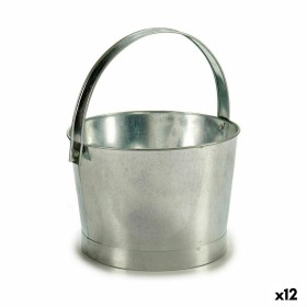 Pot Ibergarden NAVI-AR-280 Argenté Zinc Seau 25 x 30 x 26,5 cm (12 Unités): Plus de 300.000 produits de grandes marques en vente