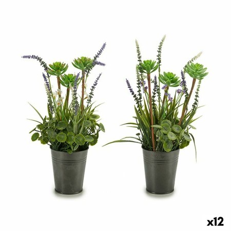 Plante décorative Ibergarden XD16-818 Métal Plastique Lavande 13 x 40 x 13 cm (12 Unités): Plus de 300.000 produits de grandes m