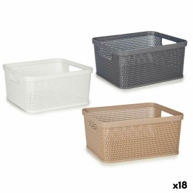 Panier Multi-usages Kipit 4710 Plastique 2,5 L 24,5 x 10,4 x 18,5 cm (18 Unités): Plus de 300.000 produits de grandes marques en