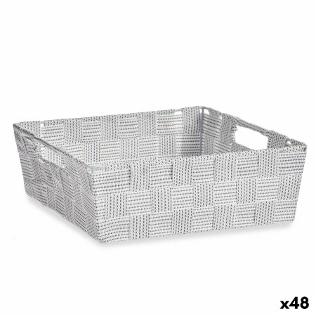 Panier Multi-usages Kipit A3-693109 Blanc Tissu 3 L 23 x 8 x 27 cm (48 Unités): Plus de 300.000 produits de grandes marques en v