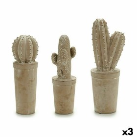 Figure décorative de jardin Ibergarden 180490-3 Pierre Cactus 13 x 38 x 13 cm (3 Unités): Plus de 300.000 produits de grandes ma